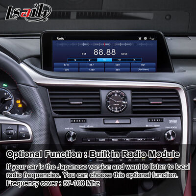 Lsailt Android Carplay Multimedia Interface Screen voor 2016-2019 Lexus RX Knob RX350 RX450h RX200t RX300