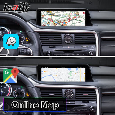 Lsailt Android Carplay Multimedia Interface Screen voor 2016-2019 Lexus RX Knob RX350 RX450h RX200t RX300