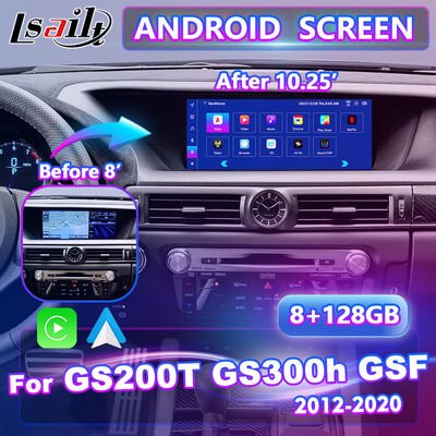Lsailt Android Carplay Multimedia Scherm voor 2012-2020 Lexus GS 200t GS300h GS250 GS350 GS450h GSF GS200t