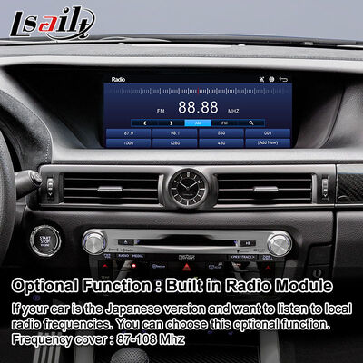 Lsailt Android Carplay Multimedia Scherm voor 2012-2020 Lexus GS 200t GS300h GS250 GS350 GS450h GSF GS200t