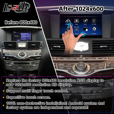 Lsailt Android Carplay Multimedia Scherm voor 2010-2023 Infiniti M25 M30d M37 M56 M35h Y51 Q70