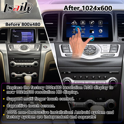 Lsailt Android Carplay Multimedia Scherm voor 2008-2014 Nissan Murano Z51
