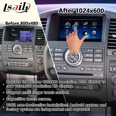 Lsailt Android Carplay Multimedia Scherm voor 2010-2015 Nissan Navara D40