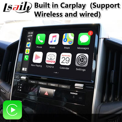 4+64GB de Videointerface van Android Carplay voor Toyota Land Cruiserlc200 lc-GT GXR 2018-2021 Aanraking 3