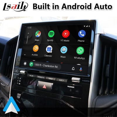 4+64GB de Videointerface van Android Carplay voor Toyota Land Cruiserlc200 lc-GT GXR 2018-2021 Aanraking 3