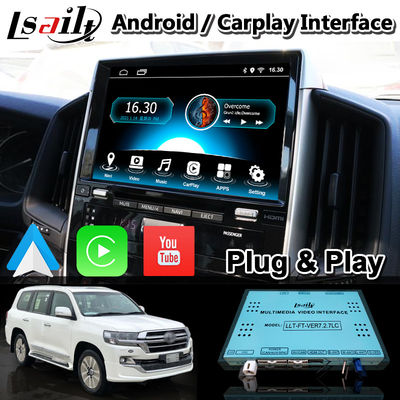 4+64GB de Videointerface van Android Carplay voor Toyota Land Cruiserlc200 lc-GT GXR 2018-2021 Aanraking 3