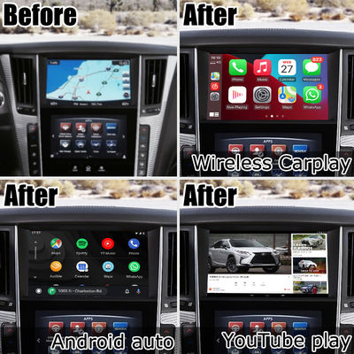 GPS carplay interface, 8+128GB Android 11 navigatiebox interface voor Infiniti Q50 / Q60