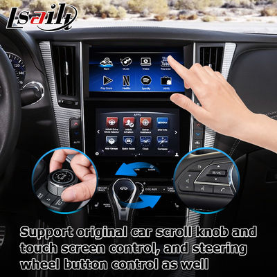 GPS carplay interface, 8+128GB Android 11 navigatiebox interface voor Infiniti Q50 / Q60