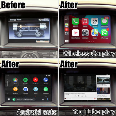 Nissan Pathfinder Andorid 11 Carplay Android auto navigatiesysteem Online navigatie Video spelen
