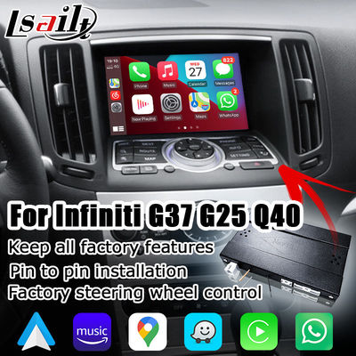 Draadloze carplay android auto voor Infiniti G37 G25 Q40 Q60 370GT skyline 08IT