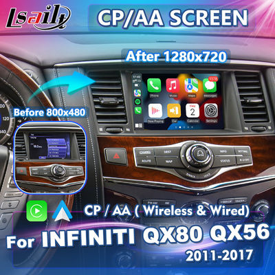 Draadloos Android Autocarplay 8 het Duimhd Scherm voor Infiniti QX80 QX56 2011-2017