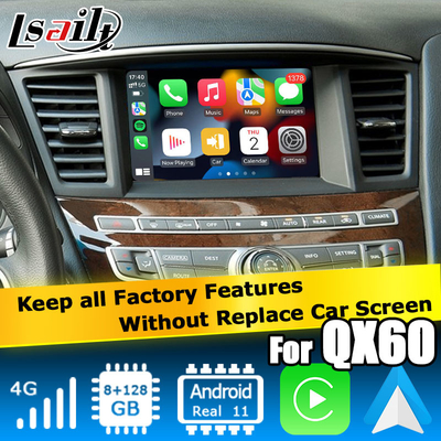 Infiniti QX60 GPS Android auto Carplay Navigatiesysteem Multimedia Interface Android 13 8+128GB