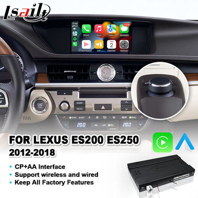 Draadloze Android Auto Carplay Interface voor 2012-2018 Lexus ES250 ES200 ES350 ES300h ES 250 200 Knob Control