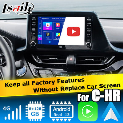 Toyota C-HR CHR Android 13 multimedia interface met Android auto carplay