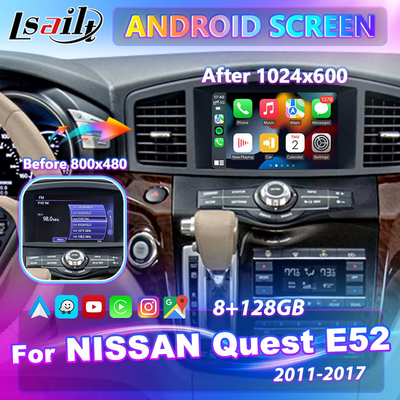 Lsailt 8 inch HD Android Multimedia Scherm voor 2011-2017 Nissan Quest E52